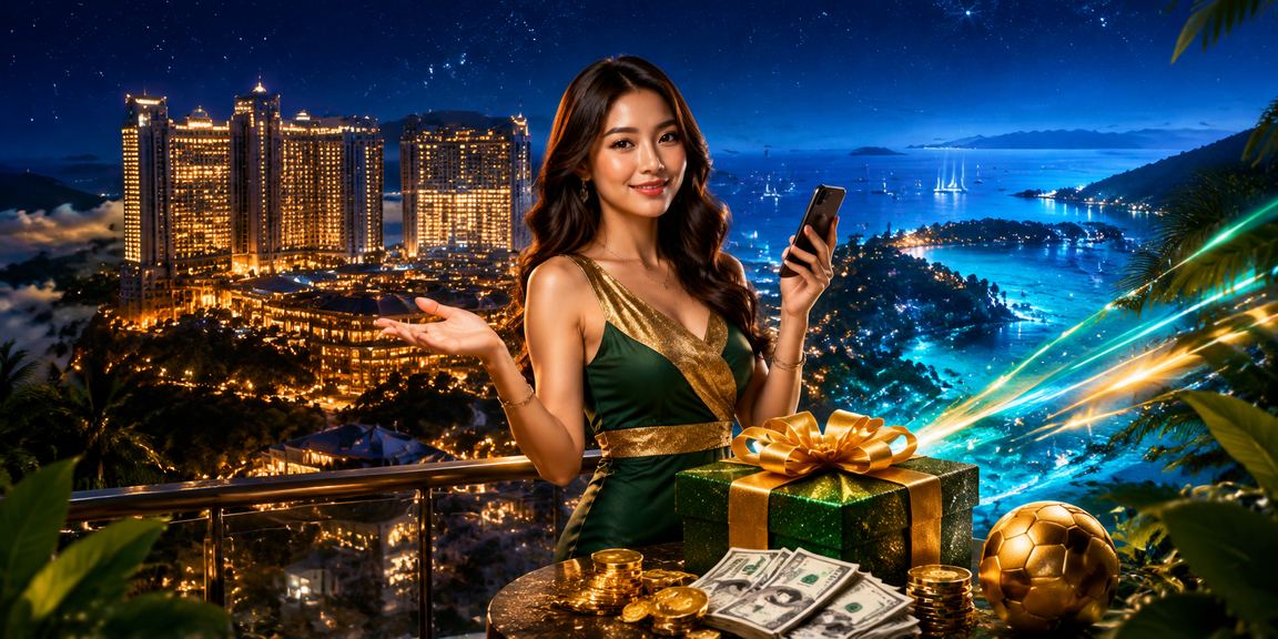 Pengguna membuat deposit di platform 137 dengan suasana Genting Highlands yang ikonik dalam latar belakang